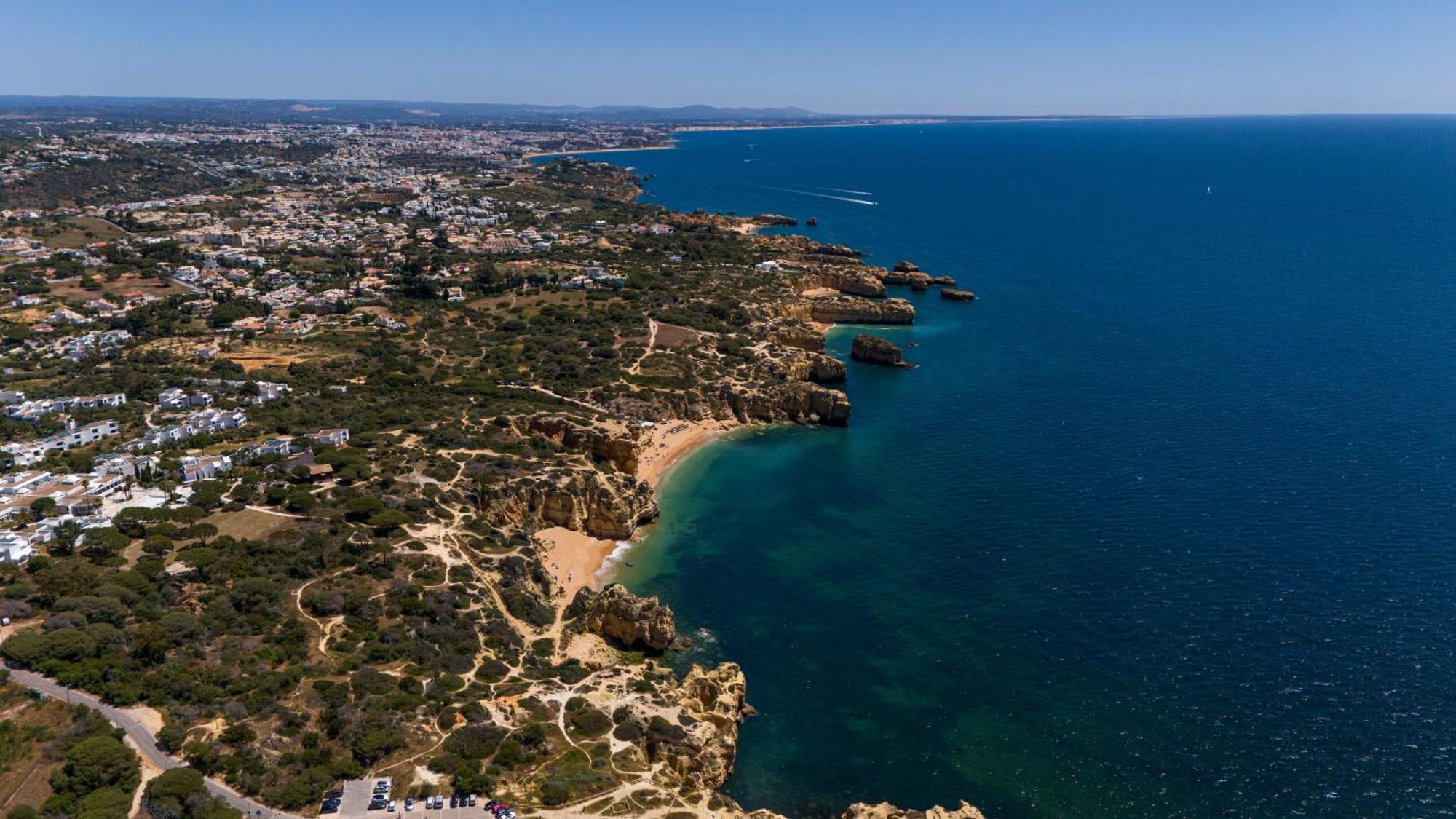 Apartamento No Condominio Baia Village Com Piscina Albufeira Kültér fotó
