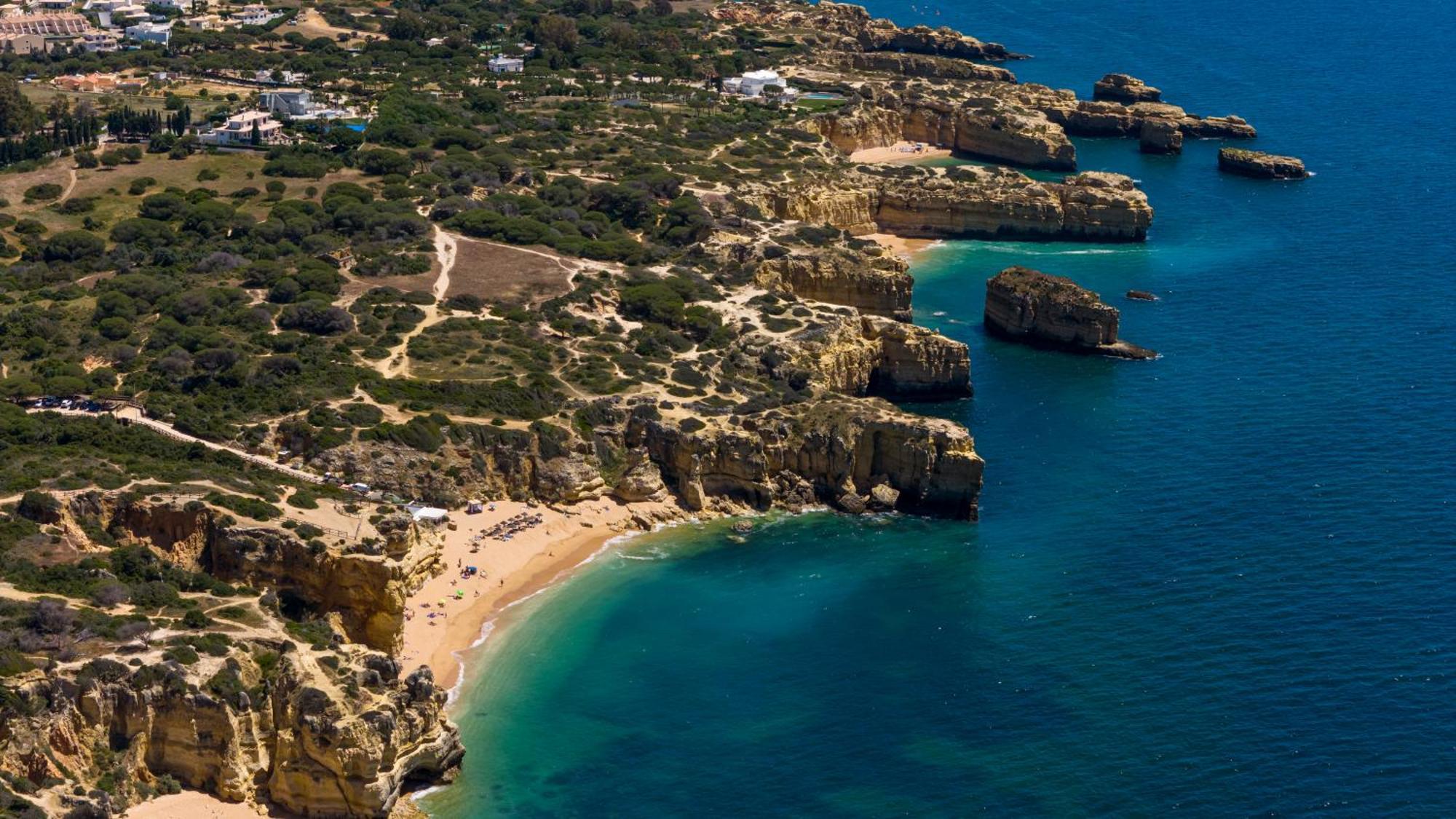 Apartamento No Condominio Baia Village Com Piscina Albufeira Kültér fotó